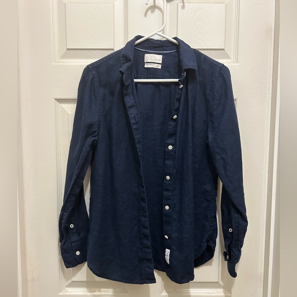 JCrew 100% Linen
Baird McNutt 
Size 4
Gently worn